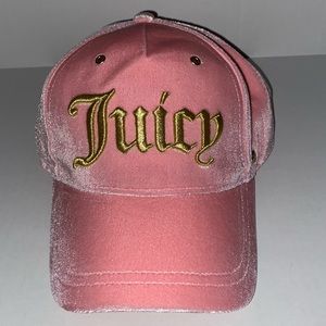 Juicy Couture pink velvet hat